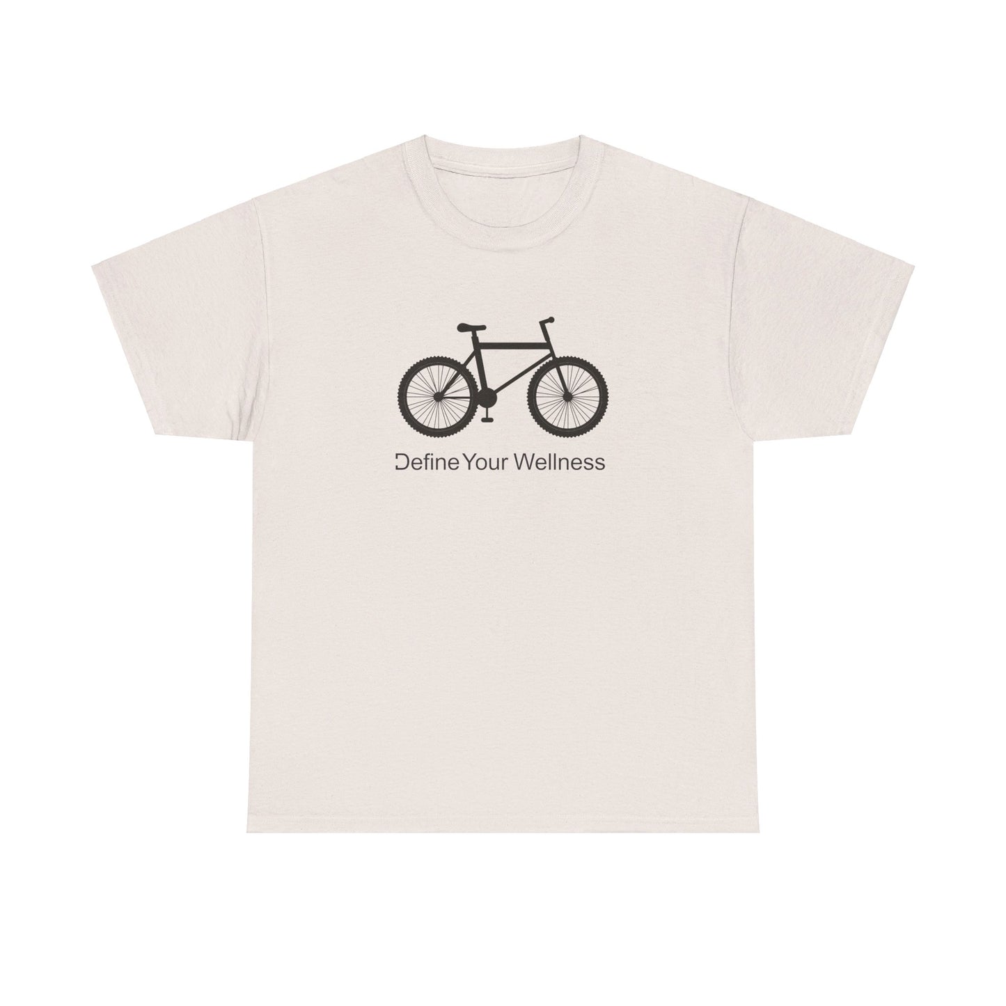 Bike - Define Your Wellness - Unisex Heavy Cotton Tee - 7 colors - front and back