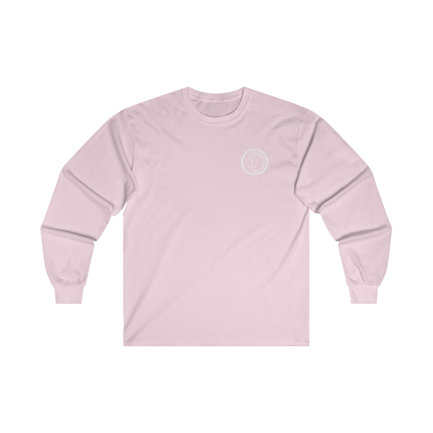 Define Your Wellness - Unisex Ultra Cotton Long Sleeve Tee Front & Back- 8 colors