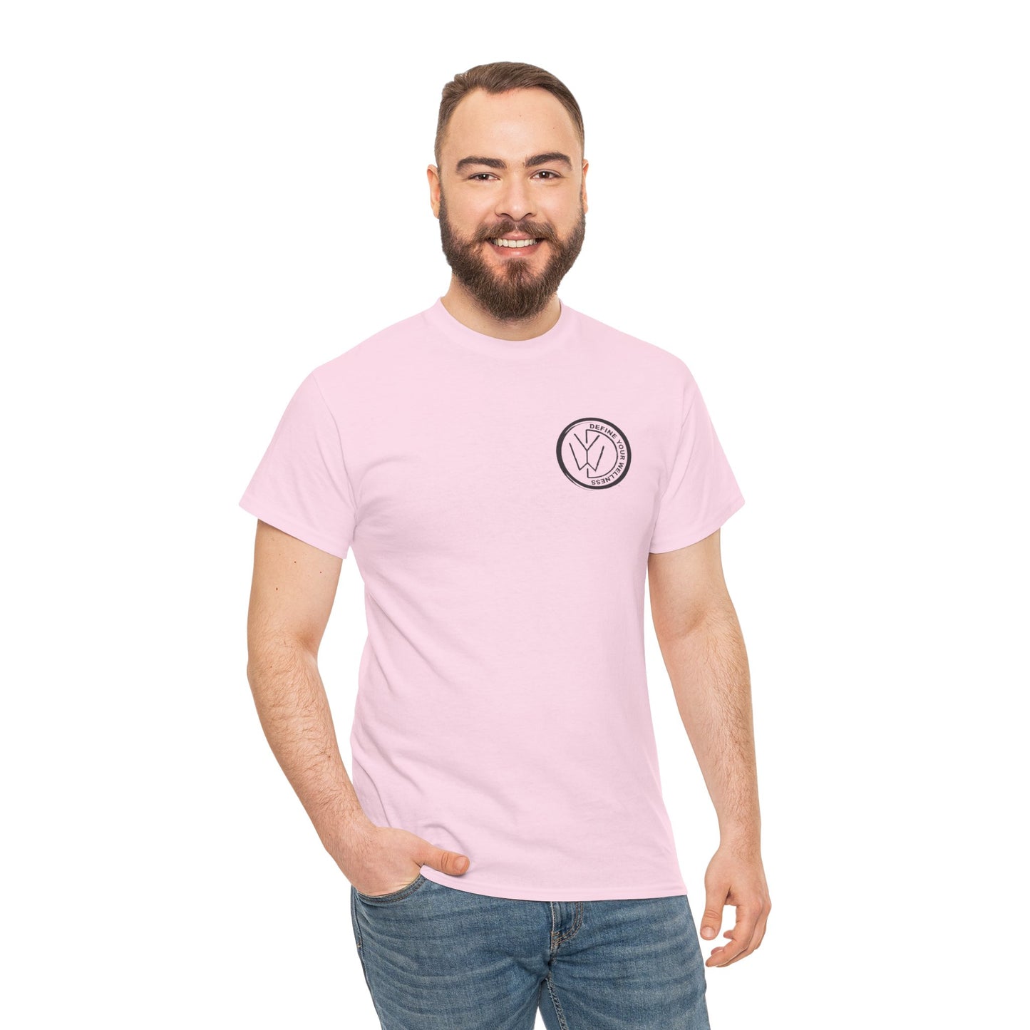 Define Your Wellness - Unisex Heavy Cotton Tee - 13 colors - front & back