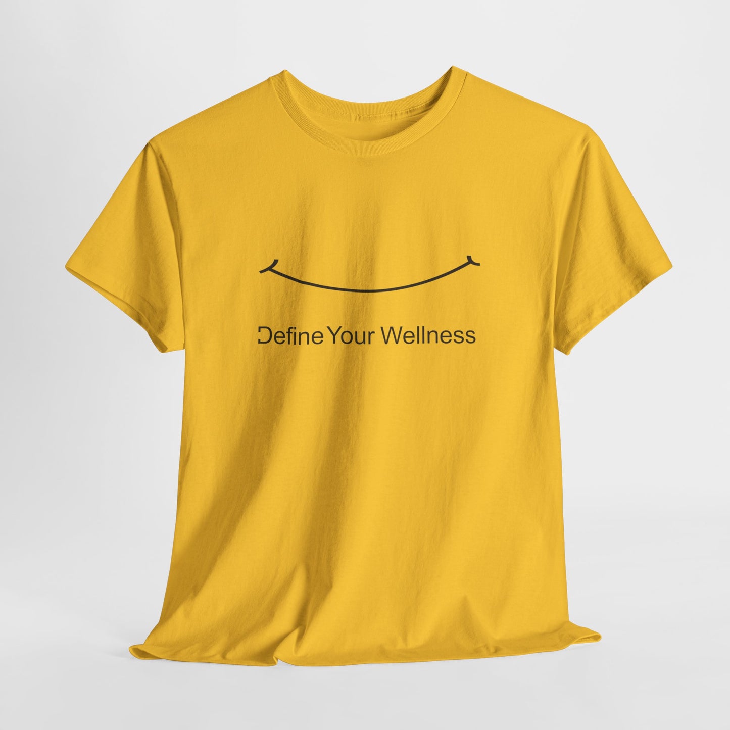 Smile - Define Your Wellness - Unisex Heavy Cotton Tee - 10 colors