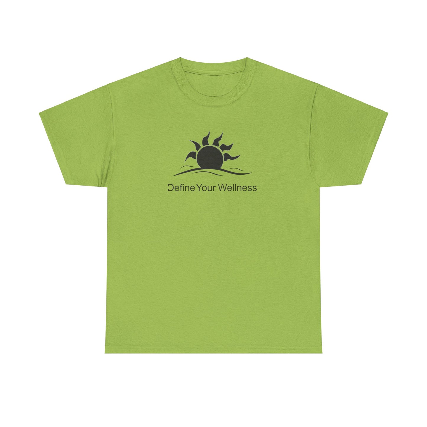 Sunshine - Define Your Wellness - Unisex Heavy Cotton Tee - 7 colors - front and back