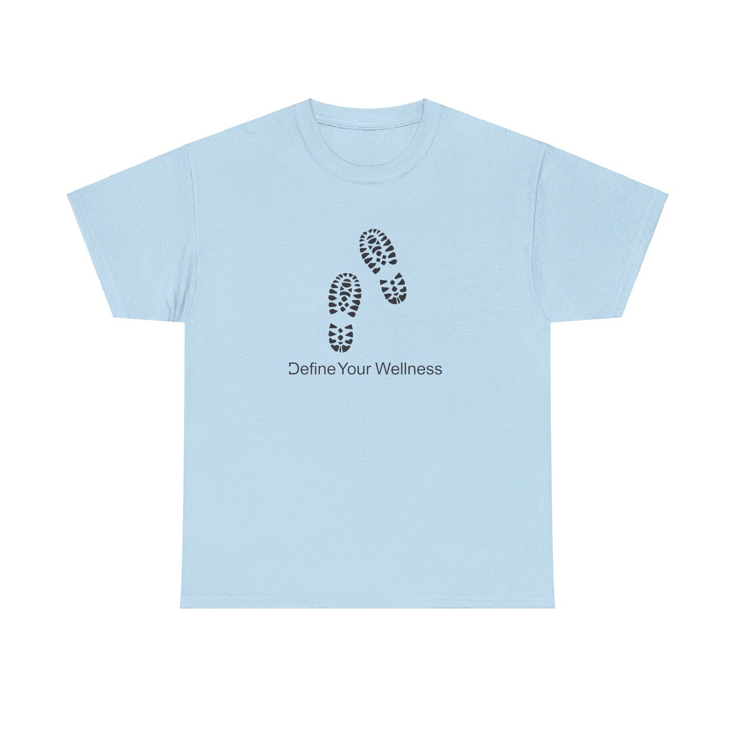 Hike - Define Your Wellness - Unisex Heavy Cotton Tee - 7 colors - front and back