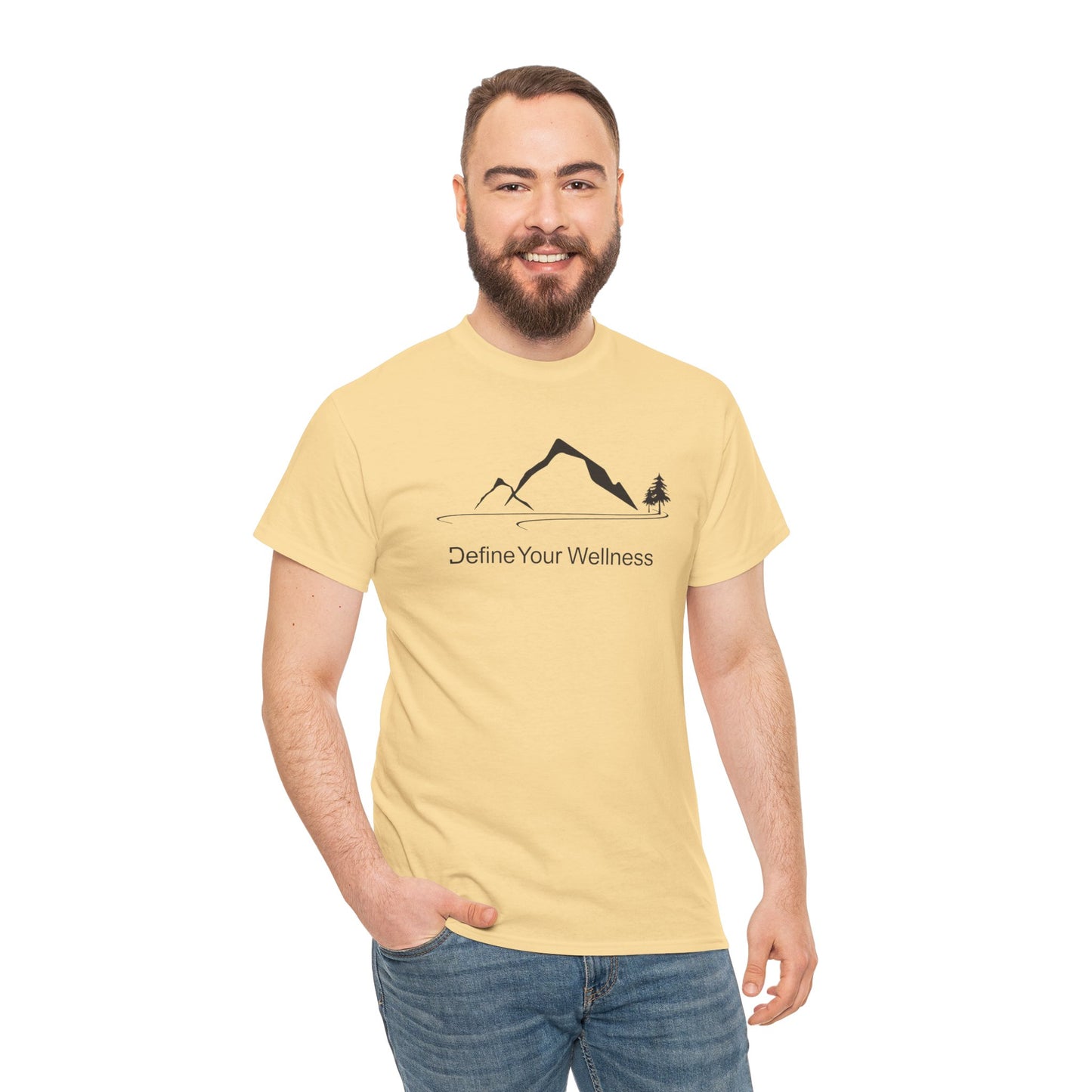 Mountain Life - Define Your Wellness - Unisex Heavy Cotton Tee - 11 colors