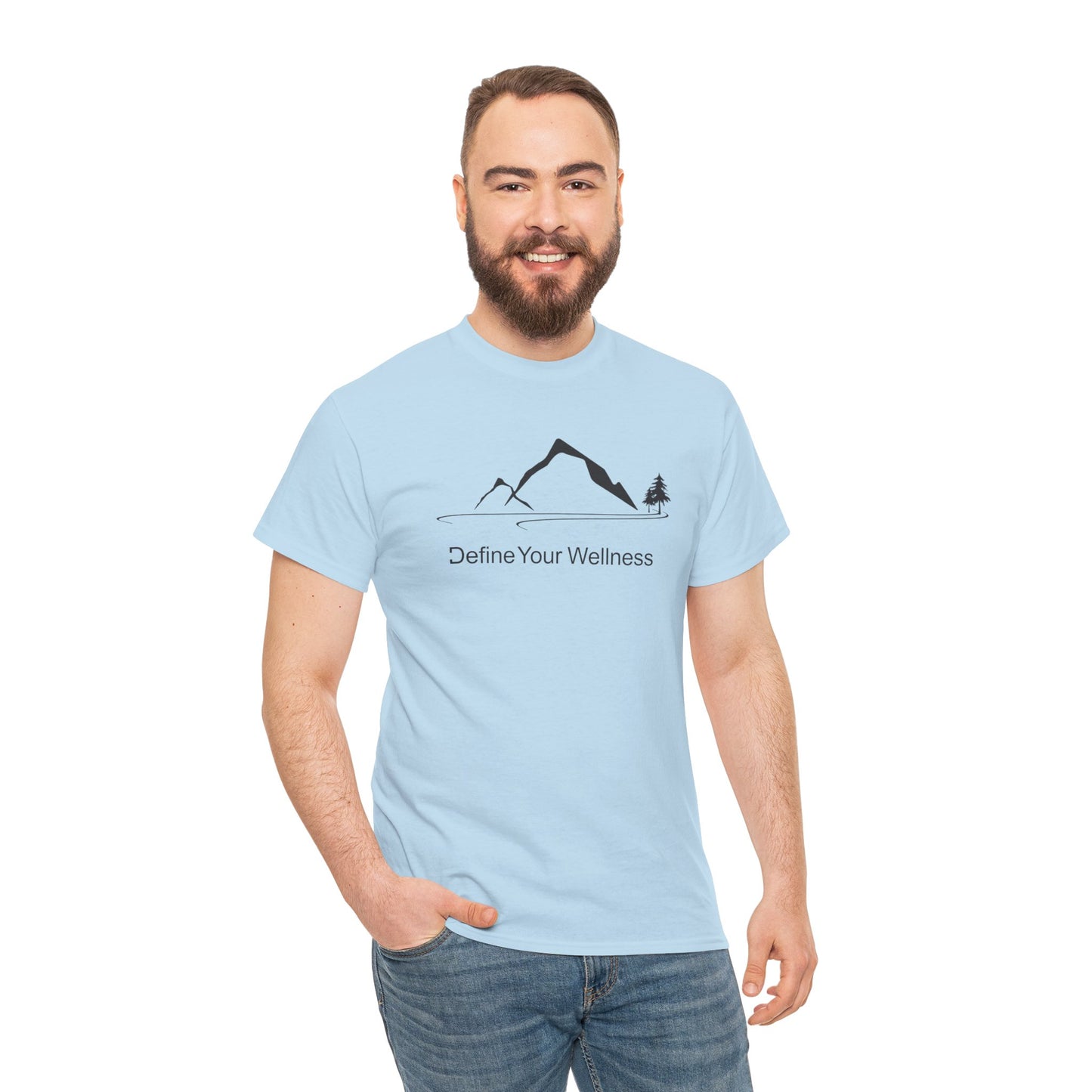 Mountain Life - Define Your Wellness - Unisex Heavy Cotton Tee - 11 colors