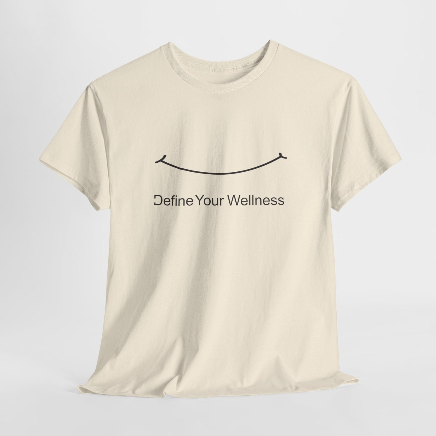 Smile - Define Your Wellness - Unisex Heavy Cotton Tee - 10 colors