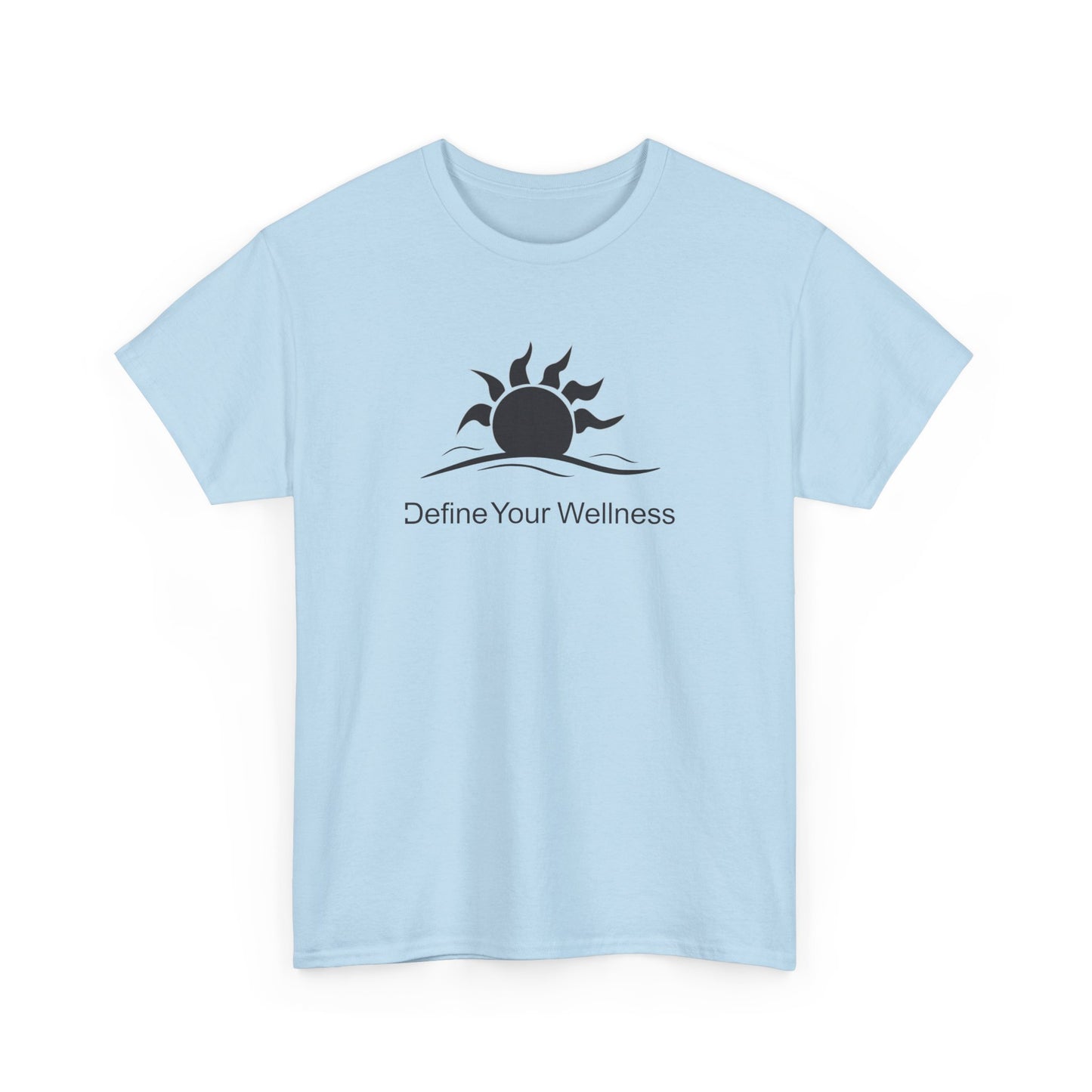Sunshine - Define Your Wellness - Unisex Heavy Cotton Tee - 7 colors - front and back