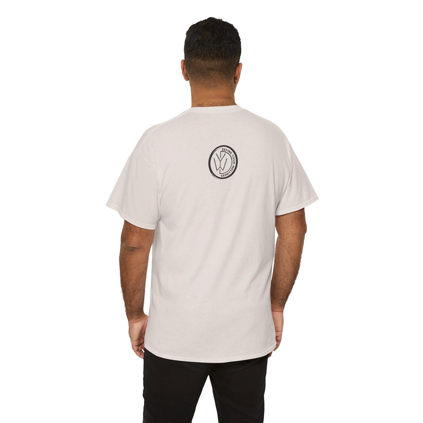 Bike - Define Your Wellness - Unisex Heavy Cotton Tee - 7 colors - front and back