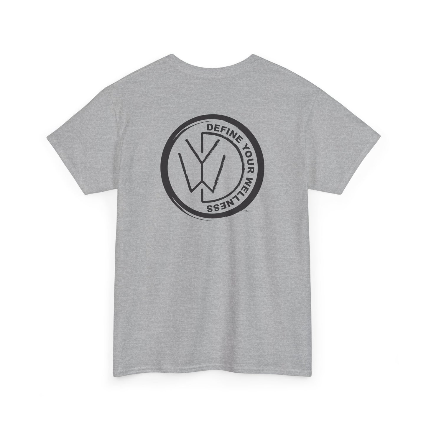Define Your Wellness - Unisex Heavy Cotton Tee - 13 colors - front & back