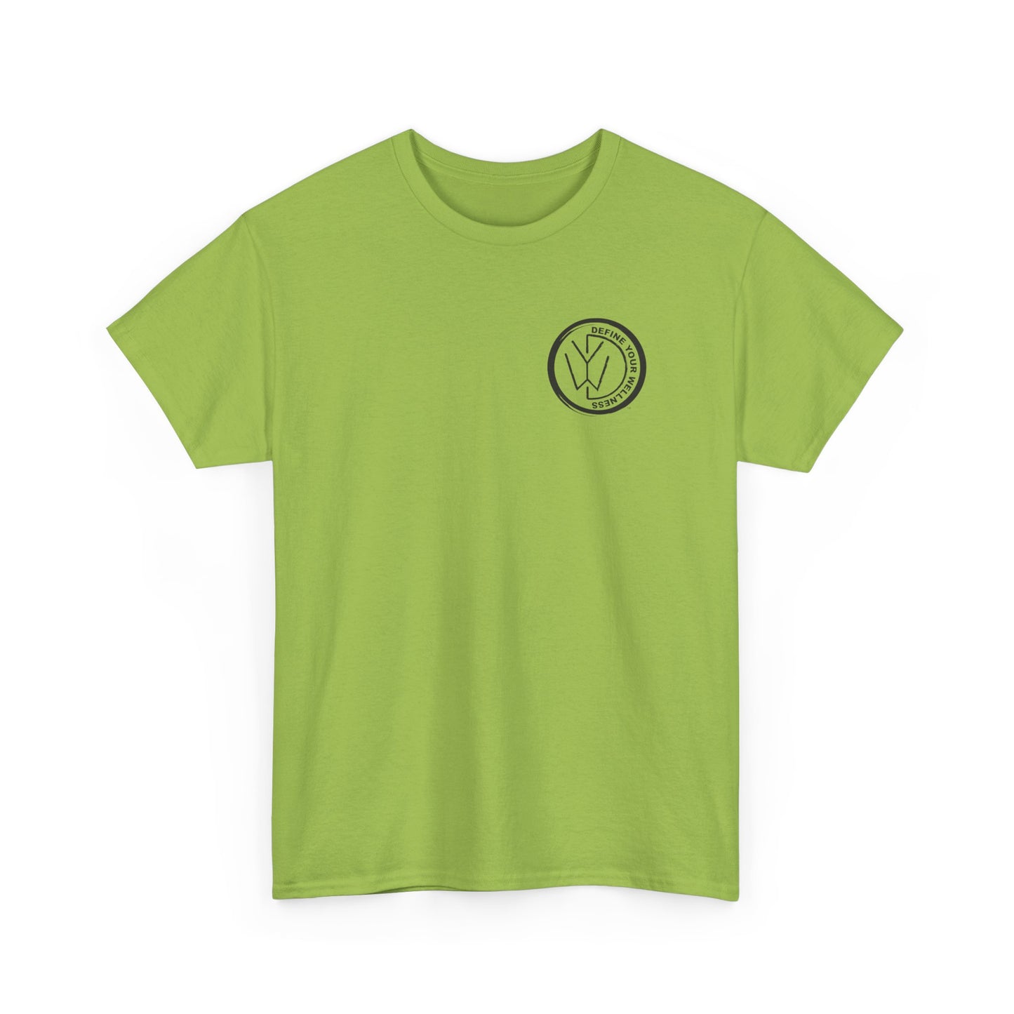 Define Your Wellness - Unisex Heavy Cotton Tee - 13 colors - front & back