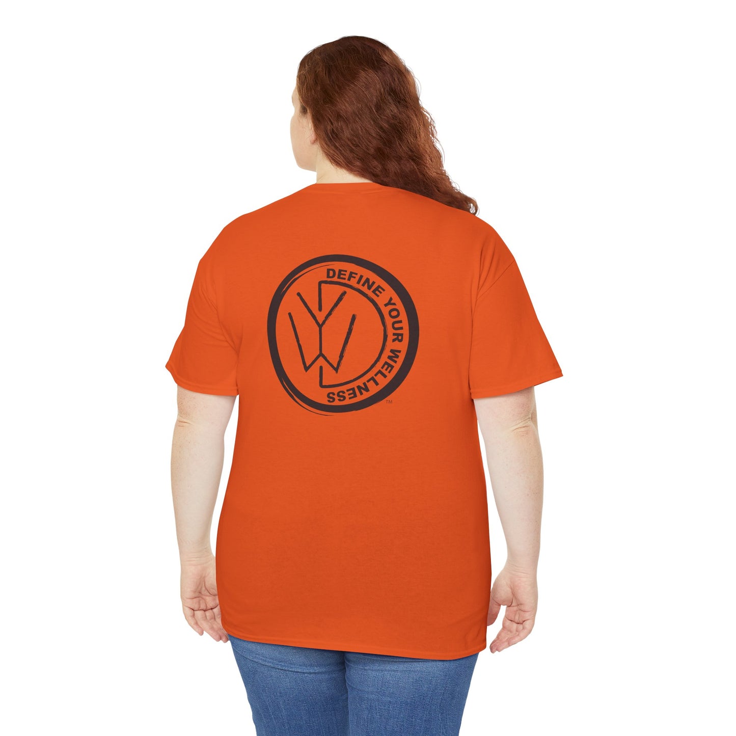 Define Your Wellness - Unisex Heavy Cotton Tee - 13 colors - front & back