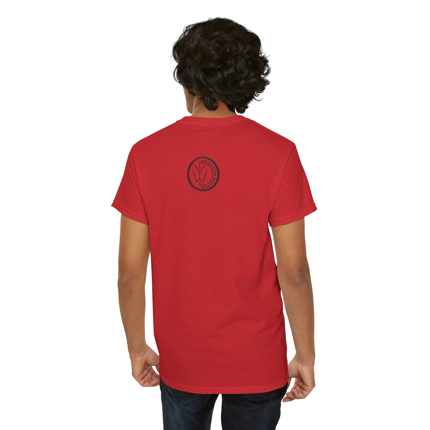 Define Your Wellness - Unisex Heavy Cotton Tee - 11 colors, front & back