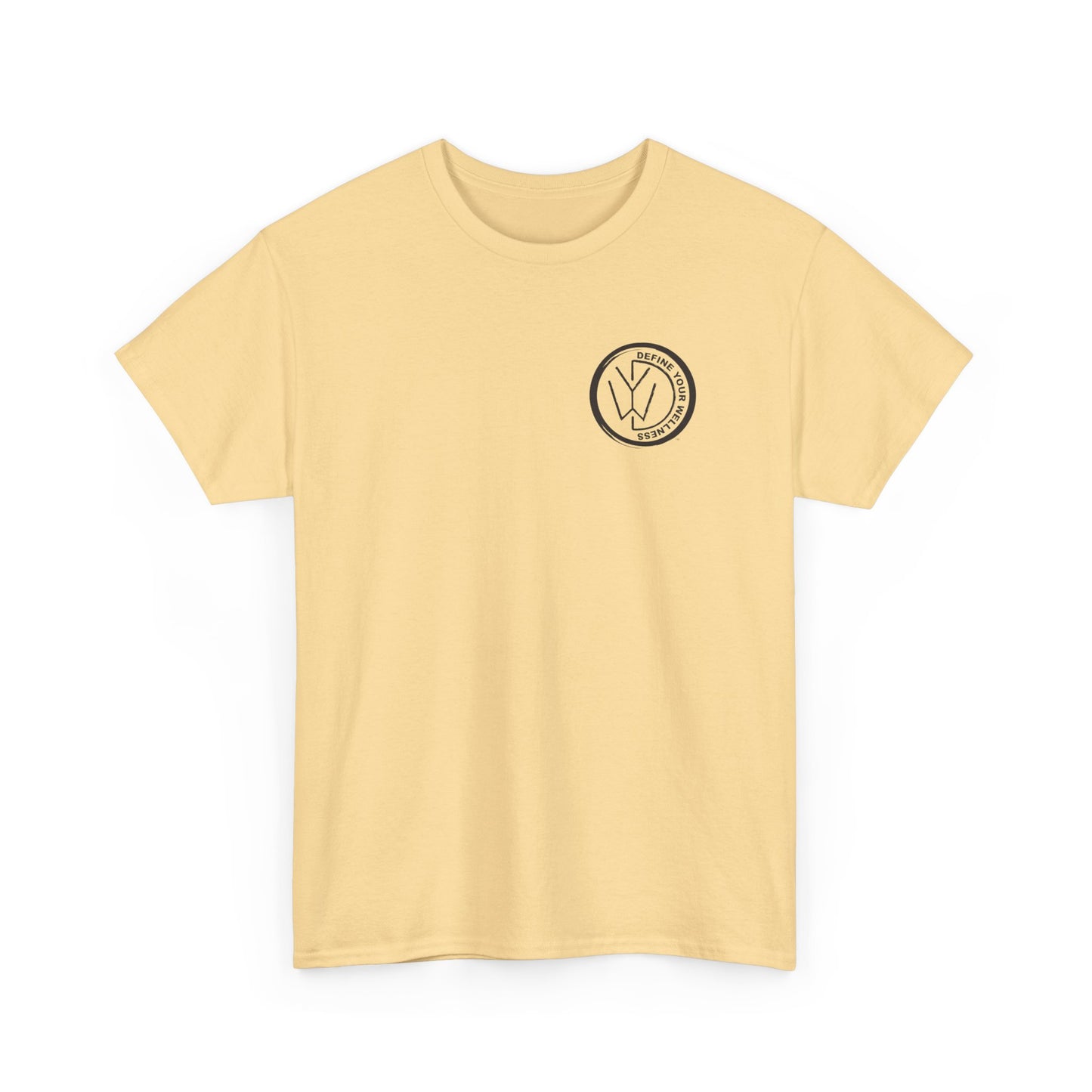 Define Your Wellness - Unisex Heavy Cotton Tee - 13 colors - front & back