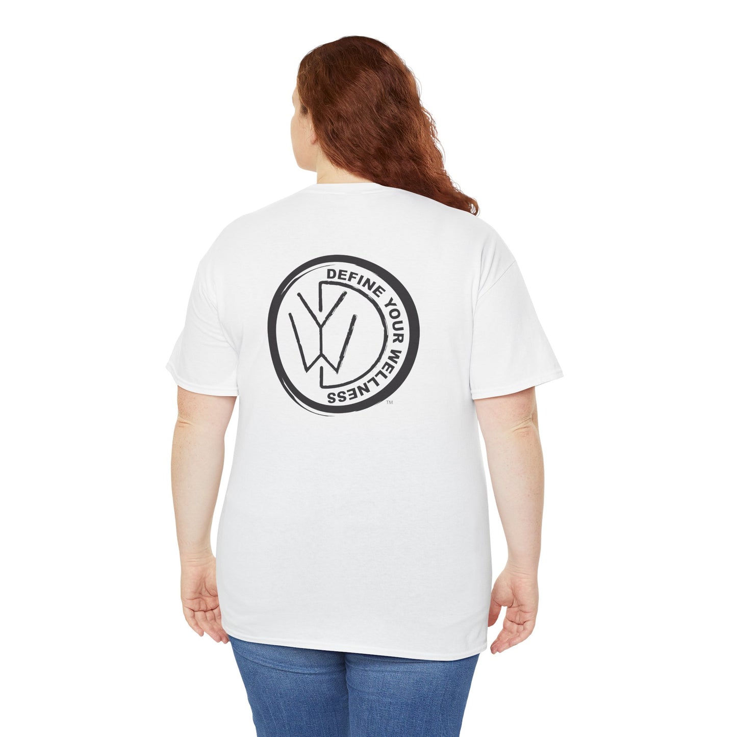 Define Your Wellness - Unisex Heavy Cotton Tee - 13 colors - front & back