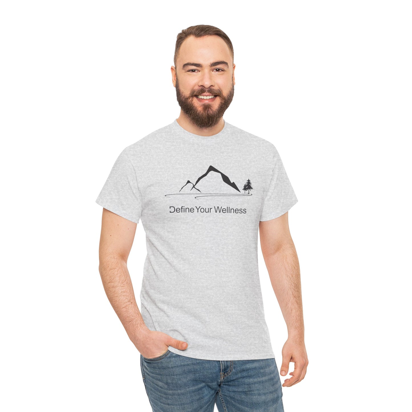 Mountain Life - Define Your Wellness - Unisex Heavy Cotton Tee - 11 colors