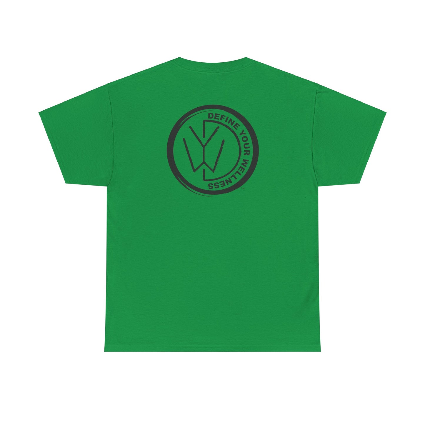 Define Your Wellness - Unisex Heavy Cotton Tee - 13 colors - front & back
