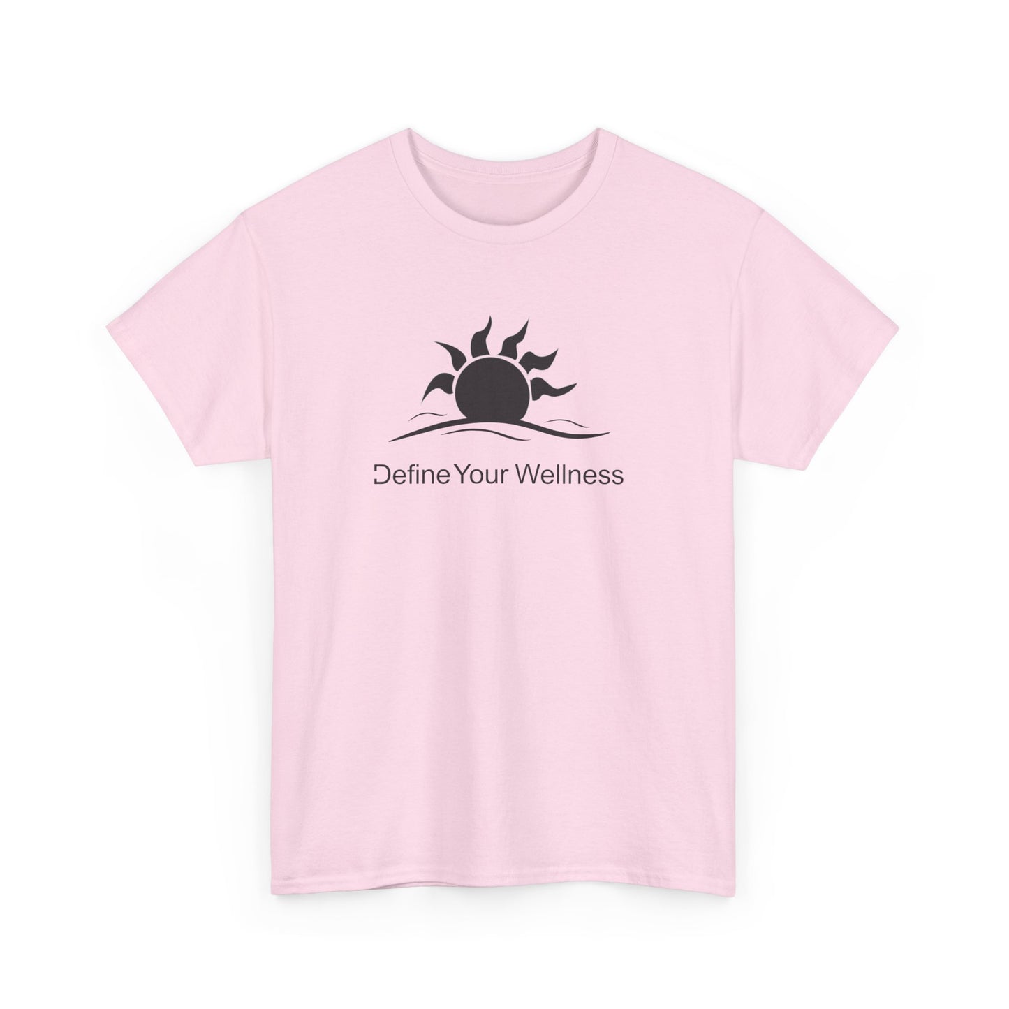 Sunshine - Define Your Wellness - Unisex Heavy Cotton Tee - 7 colors - front and back