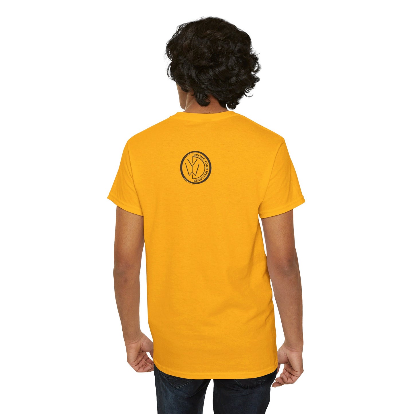 Define Your Wellness - Unisex Heavy Cotton Tee - 11 colors, front & back