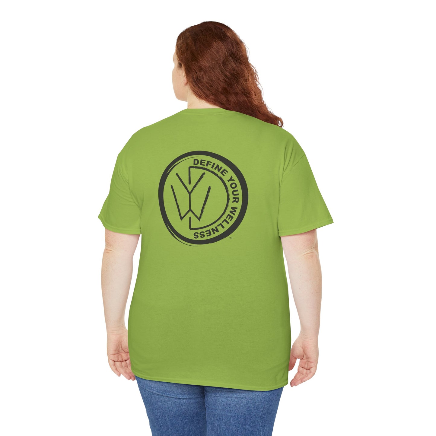 Define Your Wellness - Unisex Heavy Cotton Tee - 13 colors - front & back