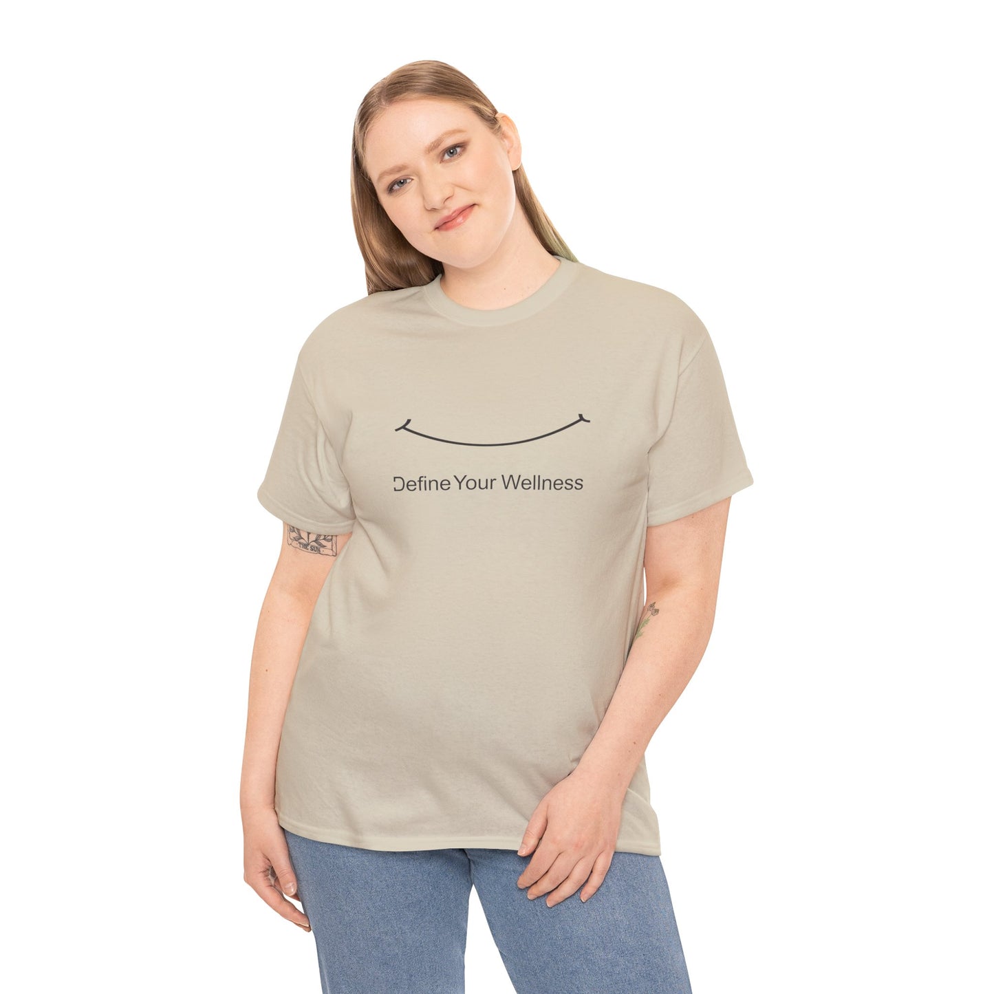 Smile - Define Your Wellness - Unisex Heavy Cotton Tee - 10 colors