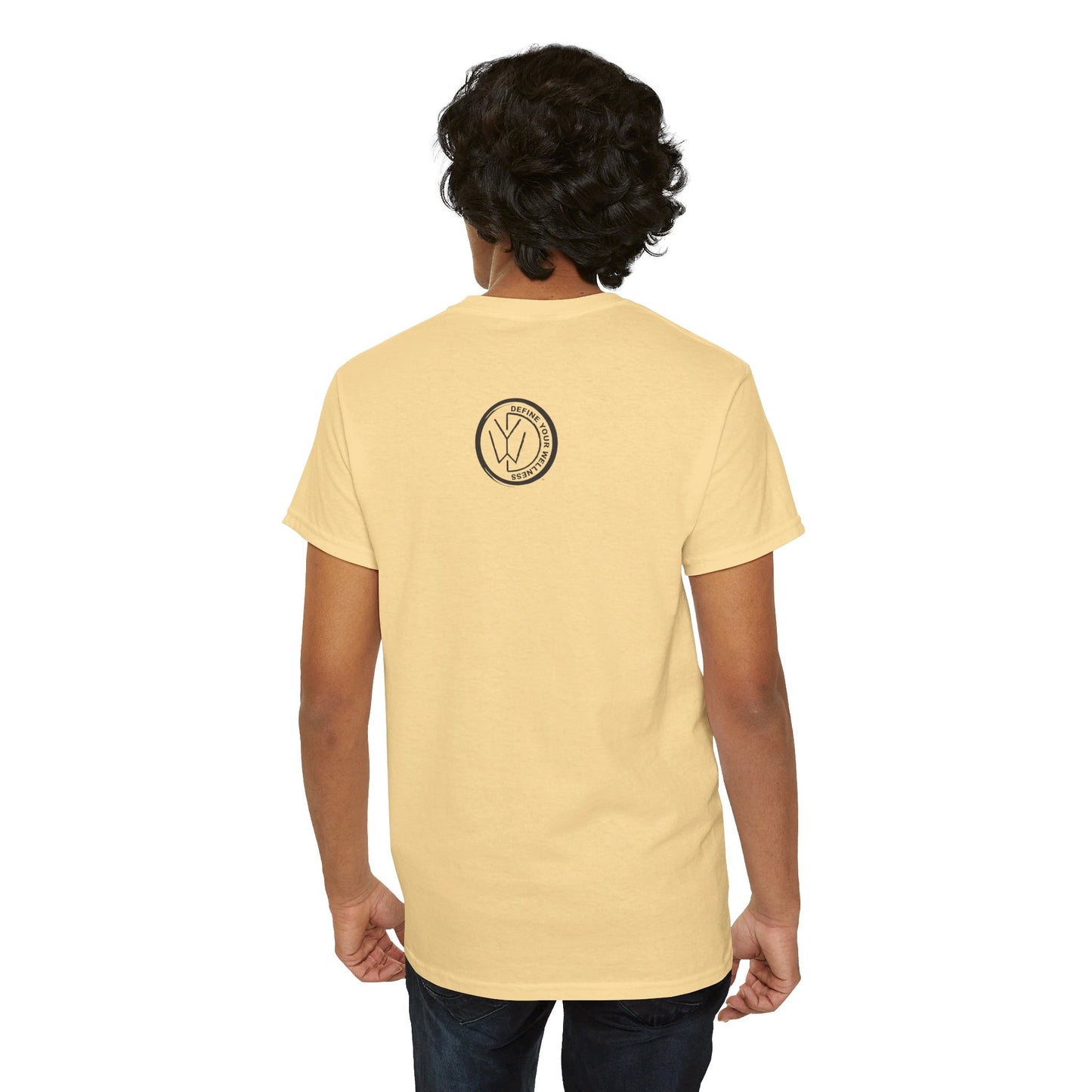 Define Your Wellness - Unisex Heavy Cotton Tee - 11 colors, front & back