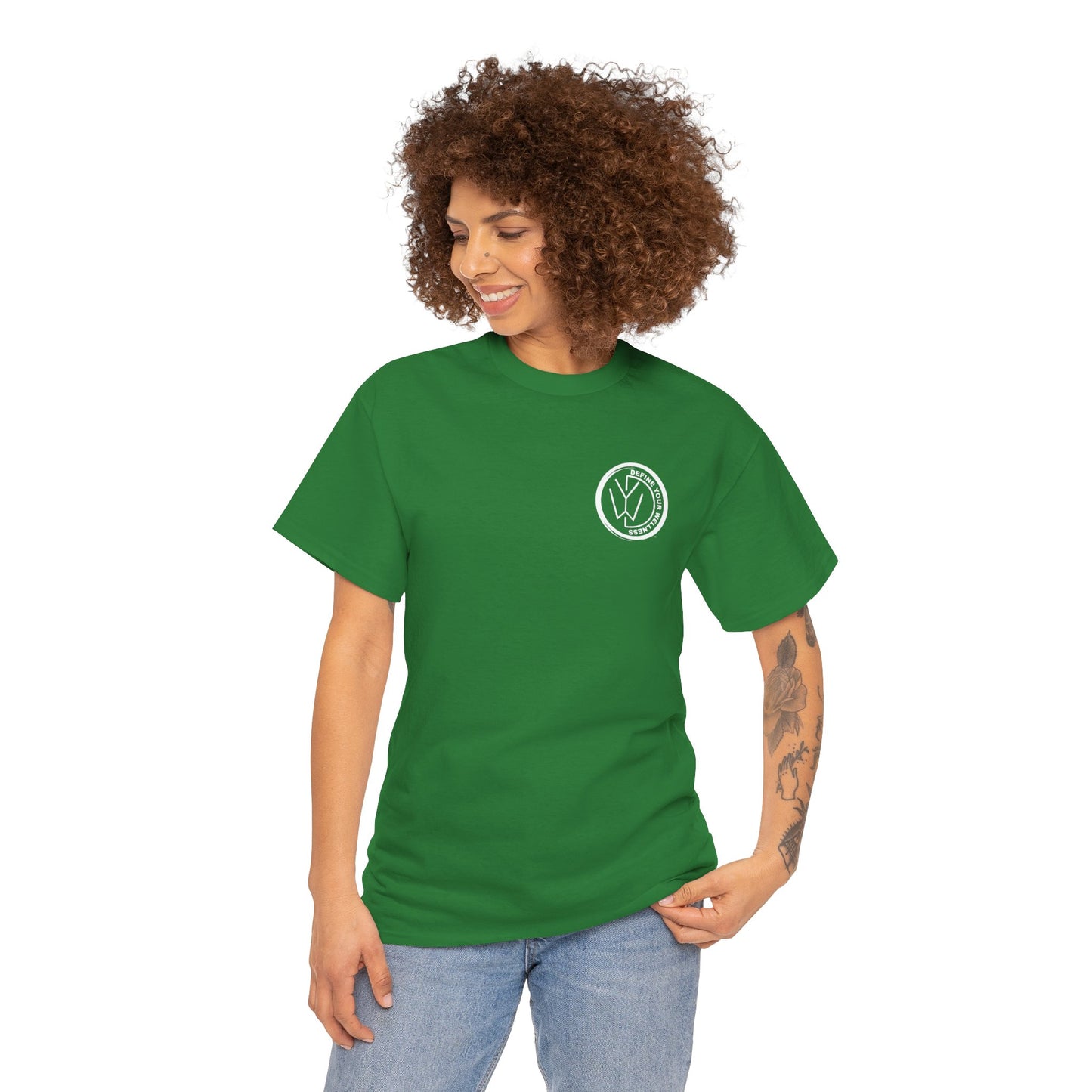 Define Your Wellness - Unisex Heavy Cotton Tee - 13 colors, front & back