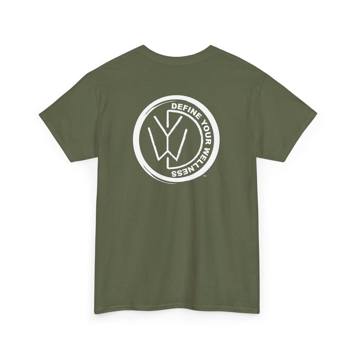 Define Your Wellness - Unisex Heavy Cotton Tee - 13 colors, front & back