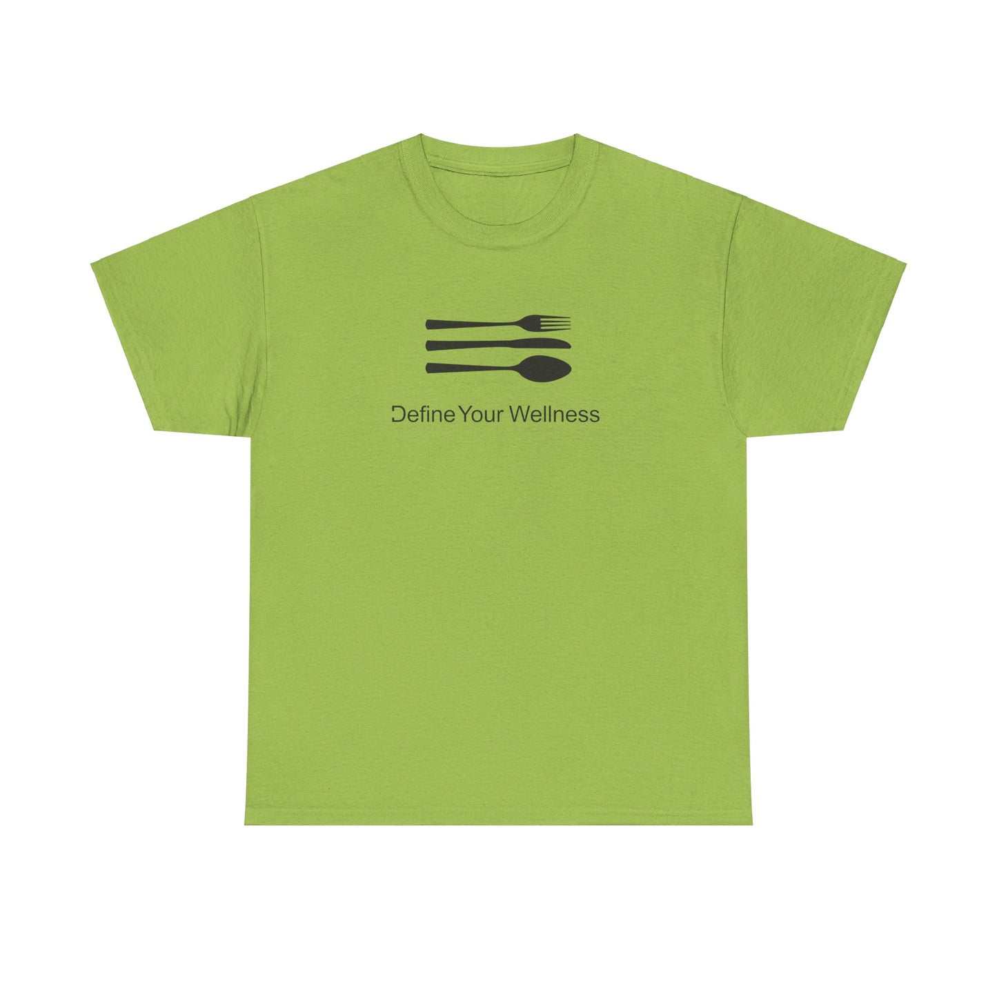 The Love of Cuisine - Define Your Wellness - Unisex Heavy Cotton Tee - 7 colors - front and back