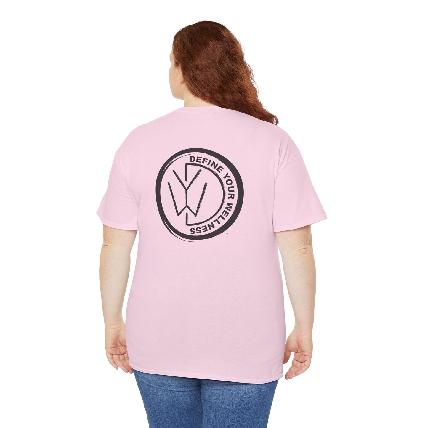 Define Your Wellness - Unisex Heavy Cotton Tee - 13 colors - front & back