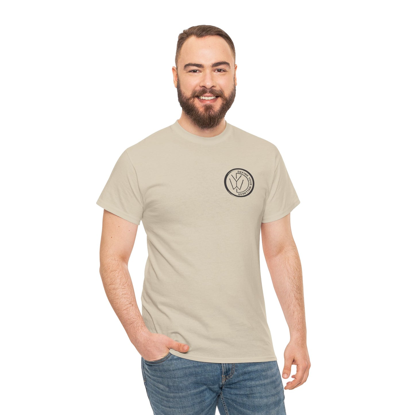 Define Your Wellness - Unisex Heavy Cotton Tee - 13 colors - front & back