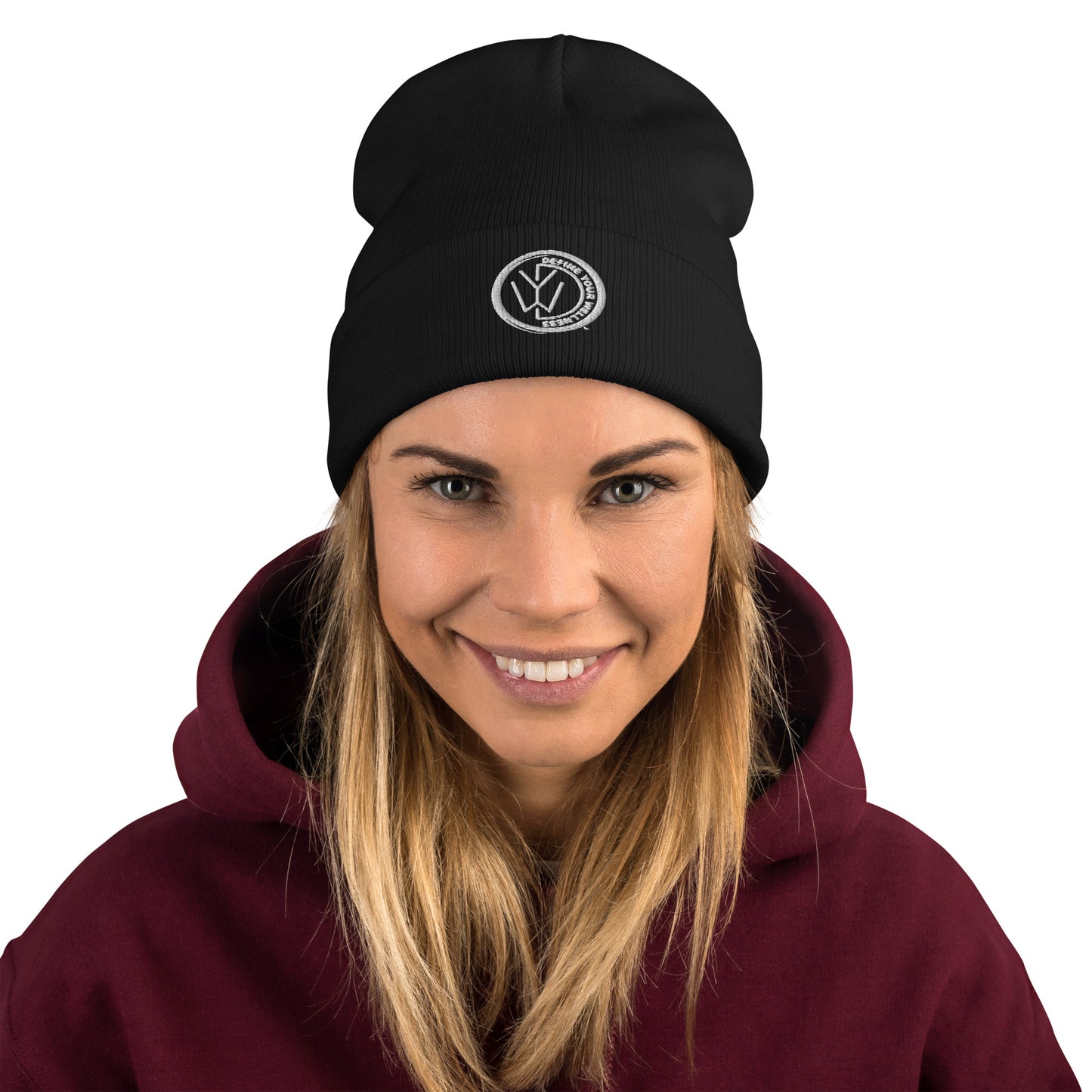 Define Your Wellness - Embroidered Beanie - 4 colors
