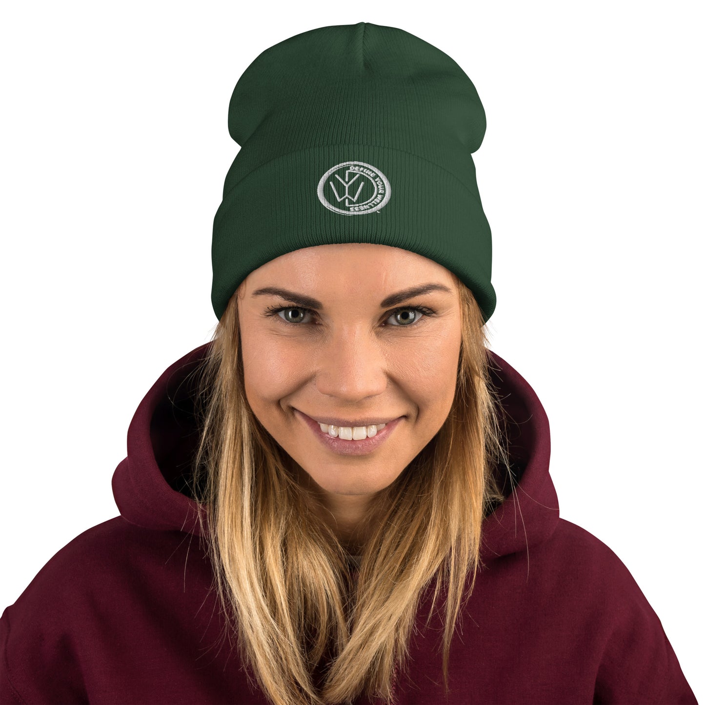 Define Your Wellness - Embroidered Beanie - 4 colors