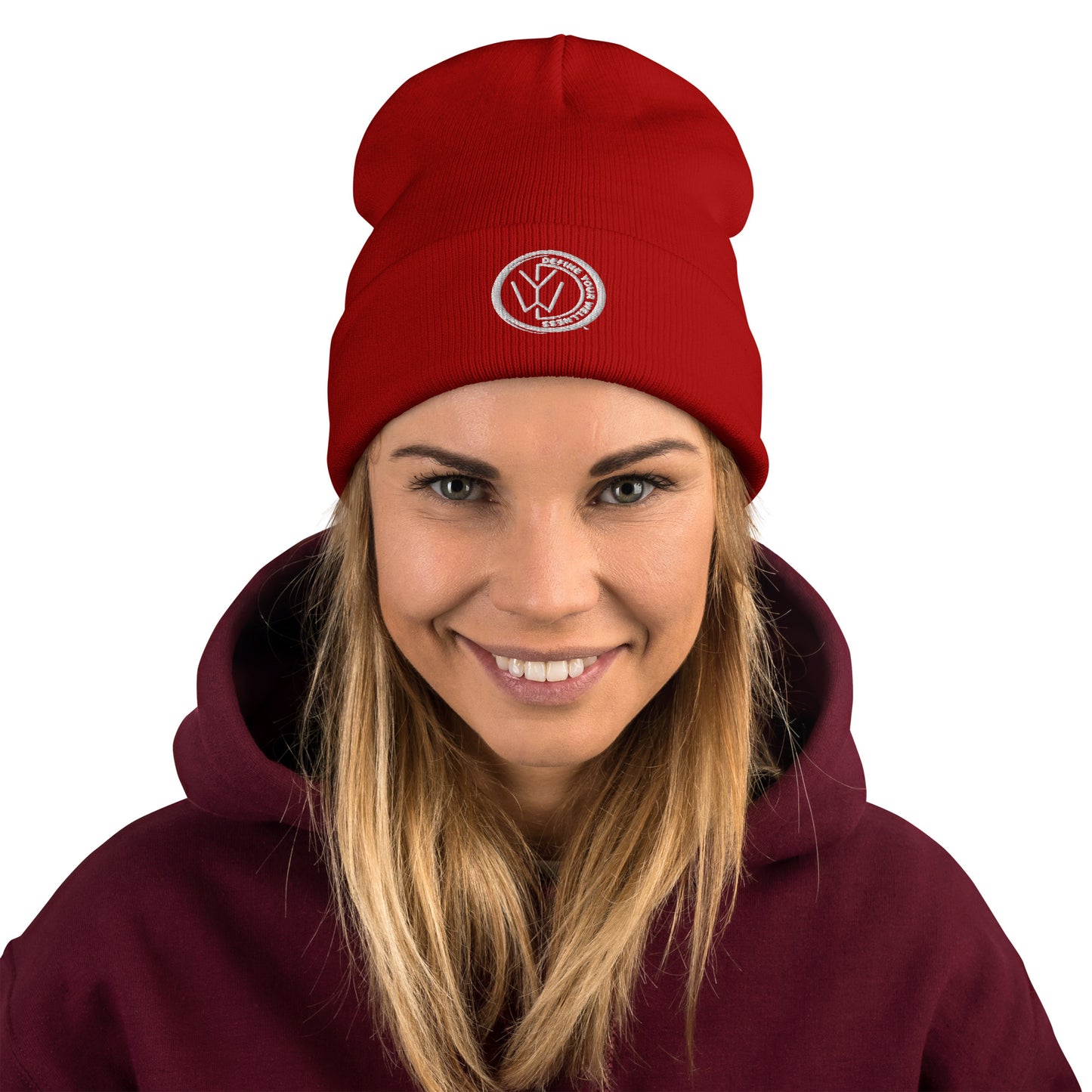 Define Your Wellness - Embroidered Beanie - 4 colors