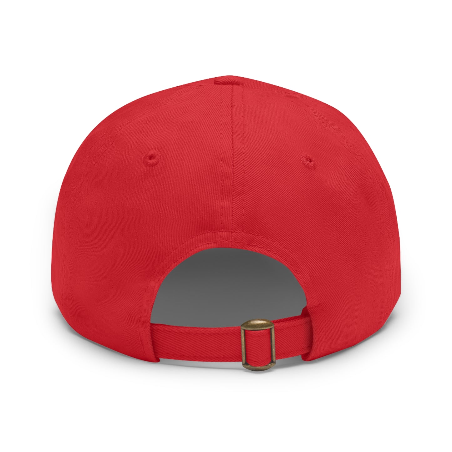 Dad Hat with Leather Patch (Round) - 9 color combinations