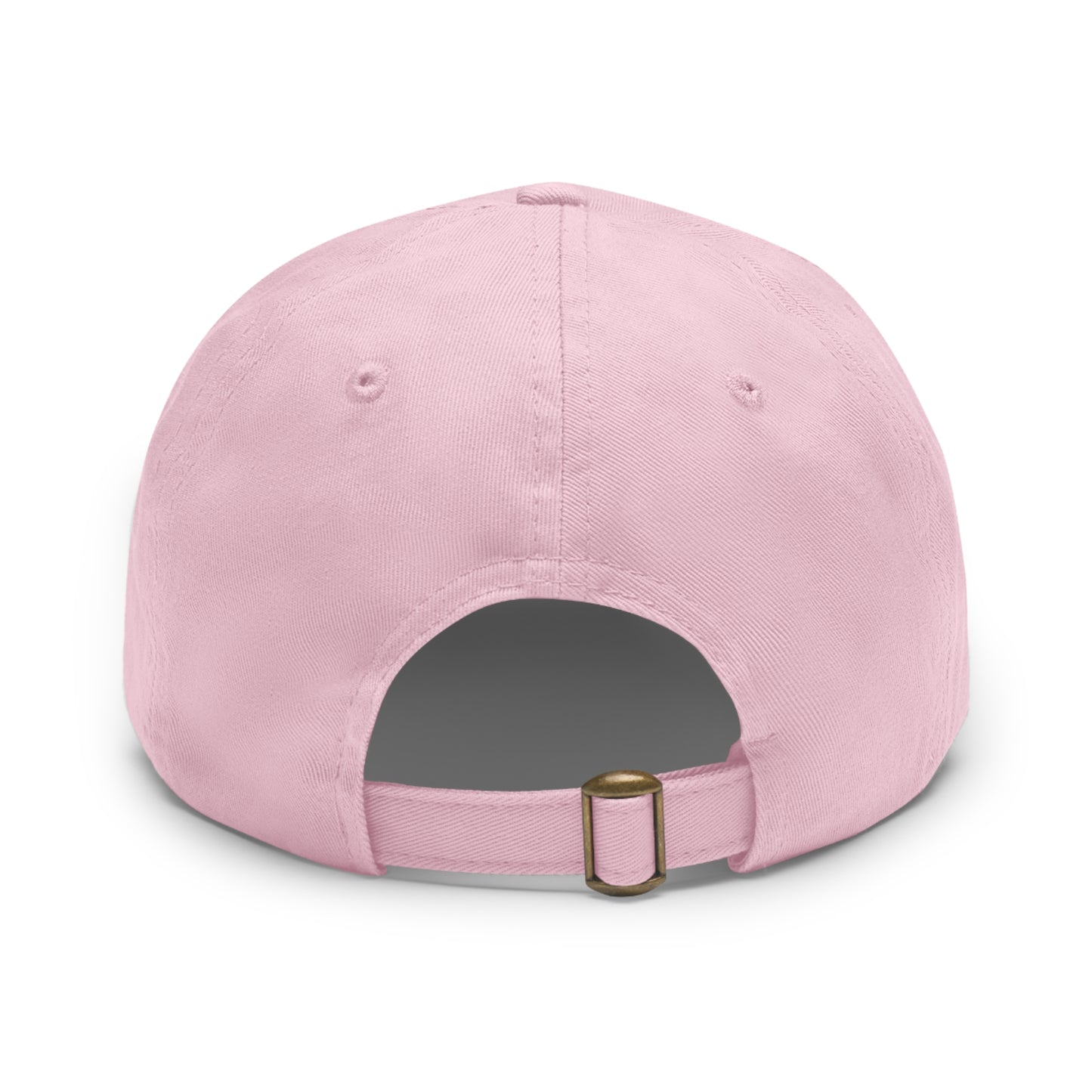 Dad Hat with Leather Patch (Round) - 9 color combinations