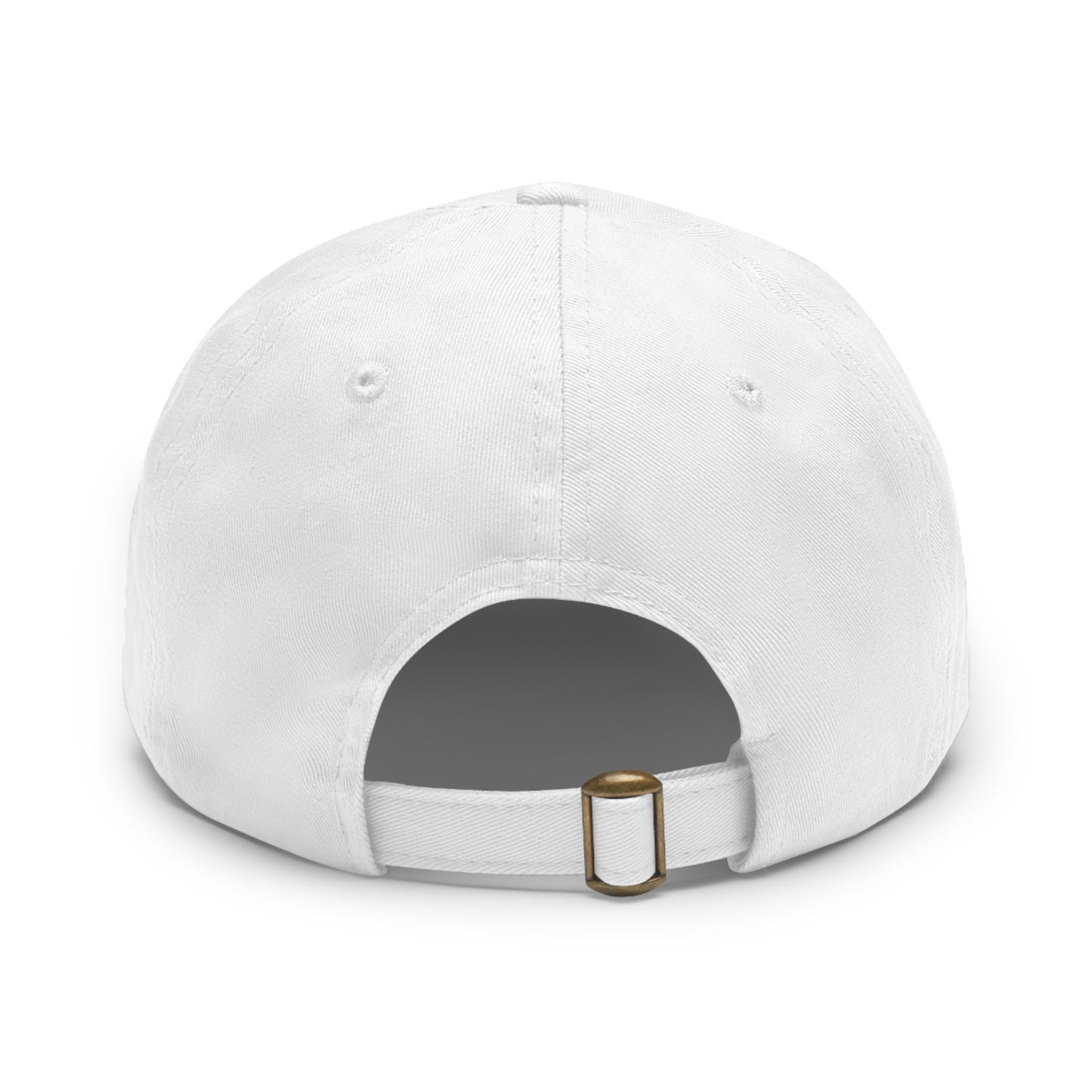 Dad Hat with Leather Patch (Round) - 9 color combinations