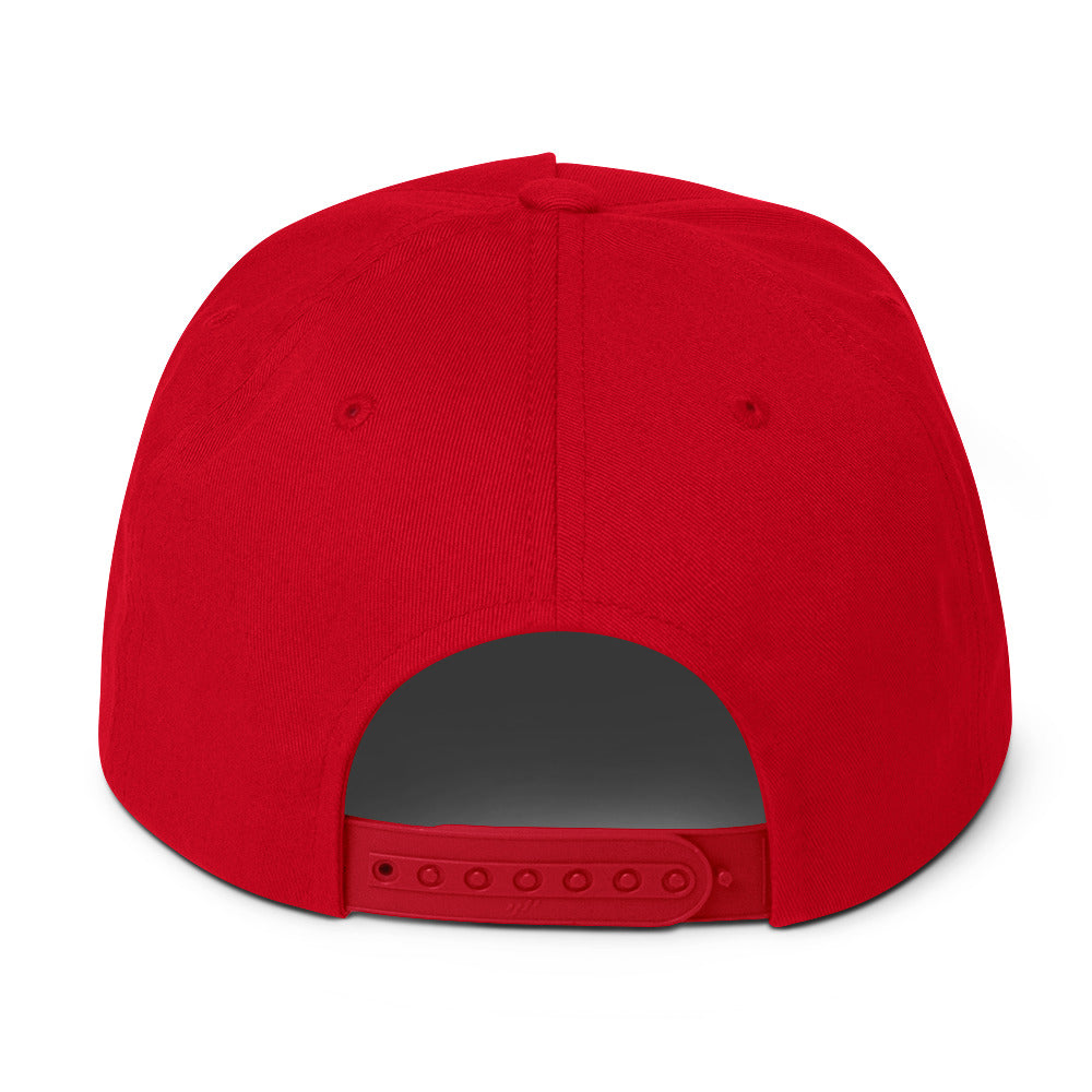 Flat Bill - Snapback cap - 5-color variations - embroidered